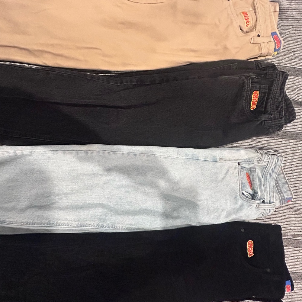 Classic Black and Light Blue Jeans